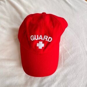 Red GUARD Embroidered Baseball Cap